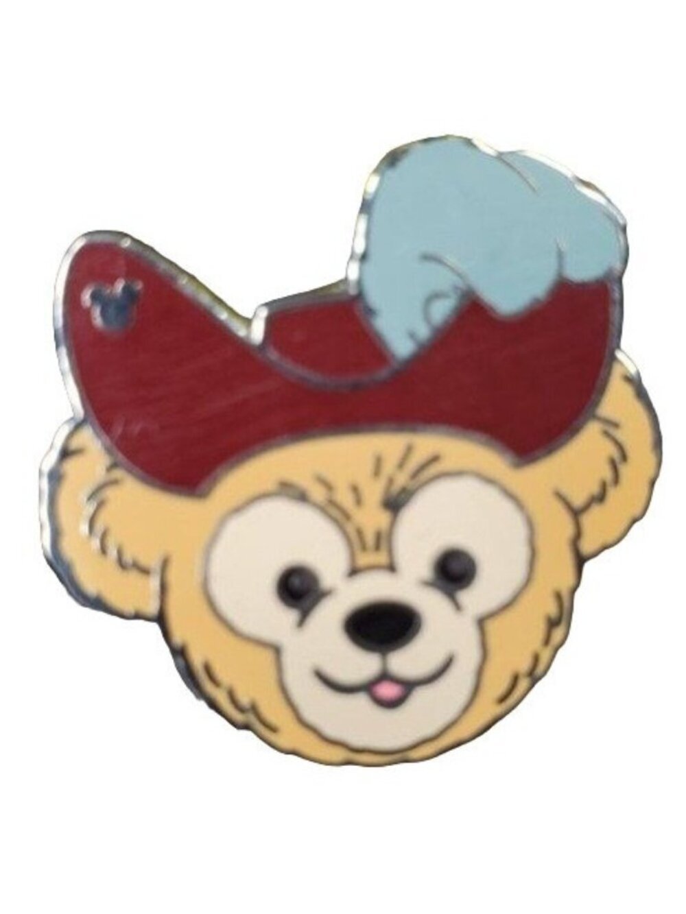 Disney Duffy Trading Pin Captain Hook Teddy Bear Hidden Mickey Lapel Pin Brooch